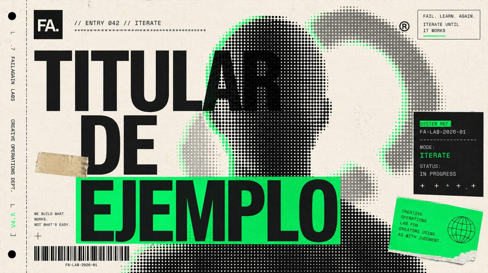 Este branding es nuevo — FailAgain cover