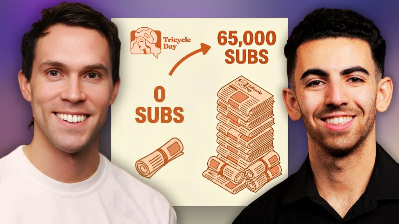 Building a 65K+ Subscriber Psychedelic Newsletter In 23 Months 🍄 - The Louis Shulman Podcast cover