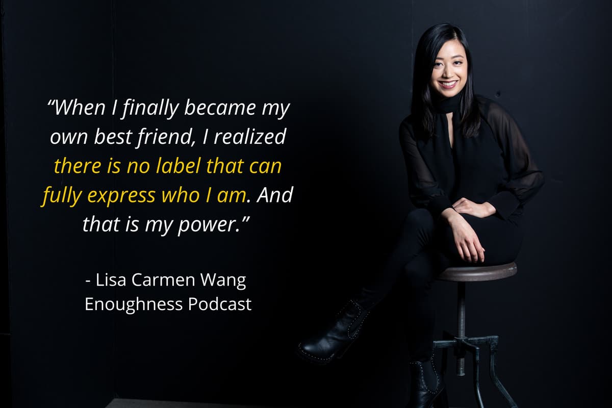 You Are Not A Label - LISA CARMEN WANG cover