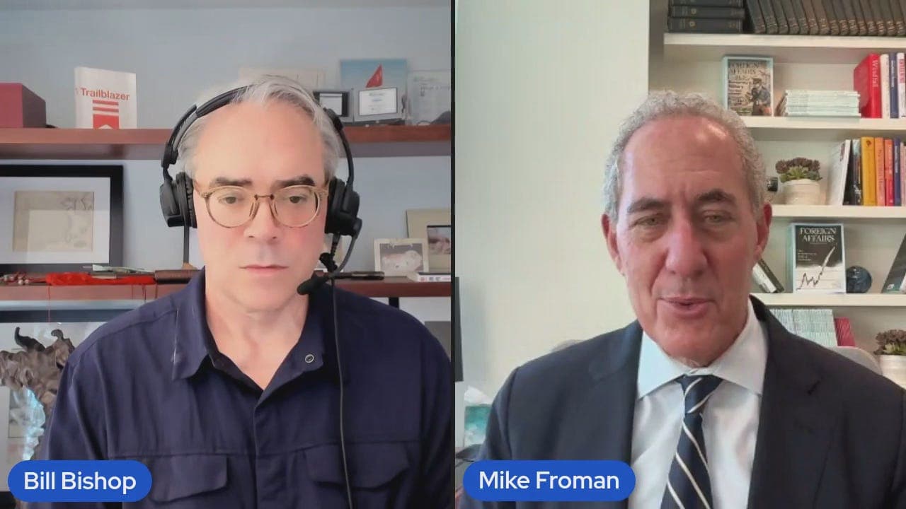 Sinocism Live: Council on Foreign Relations President Michael Froman on the US-China trade war - Sinocism Live cover