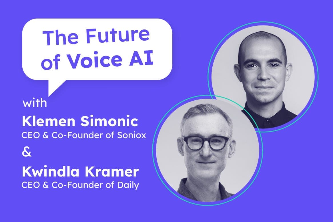 Real-world problems with STT | Klemen Simonic (Soniox) & Kwindla Kramer (Daily) - The Future of Voice AI cover
