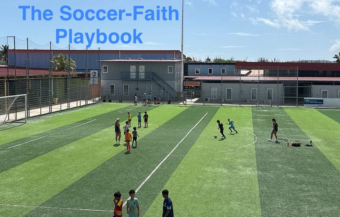 Cracking Open The Soccer-Faith Playbook - The Good Fight  cover