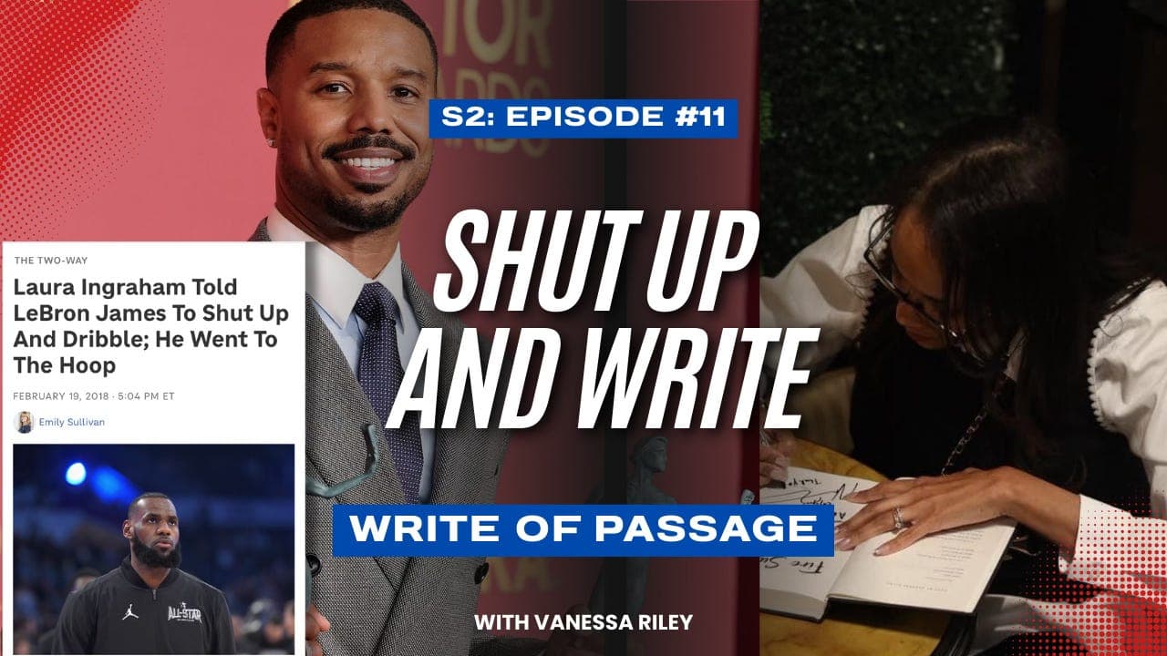 Shut Up and Write - Write of Passage by Vanessa Riley cover