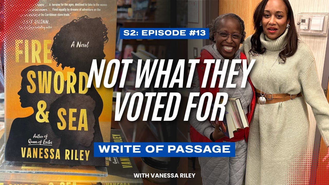 Not What They Voted For - Write of Passage by Vanessa Riley cover