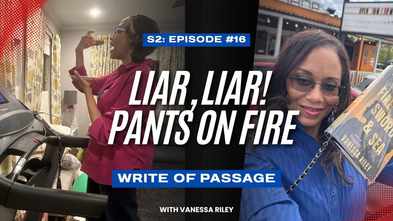 Liar, Liar, Pants on Fire - Write of Passage by Vanessa Riley cover