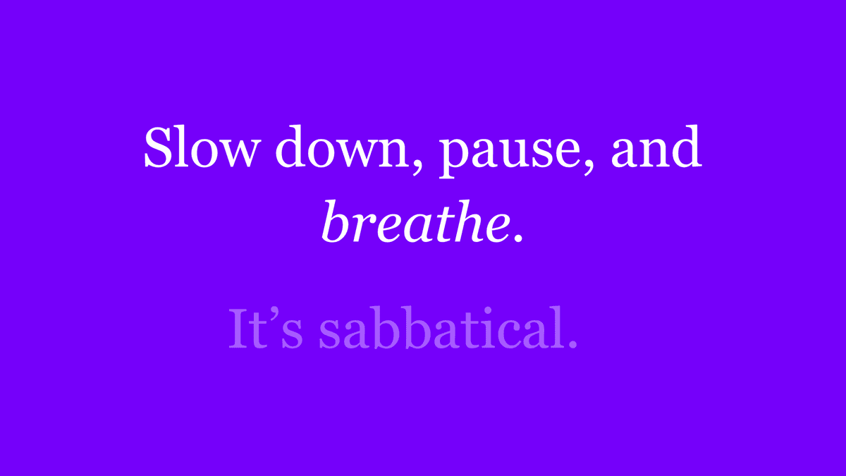 NO SHOW-UP THIS WEEK (SABBATICAL) - Stoic Serenity cover