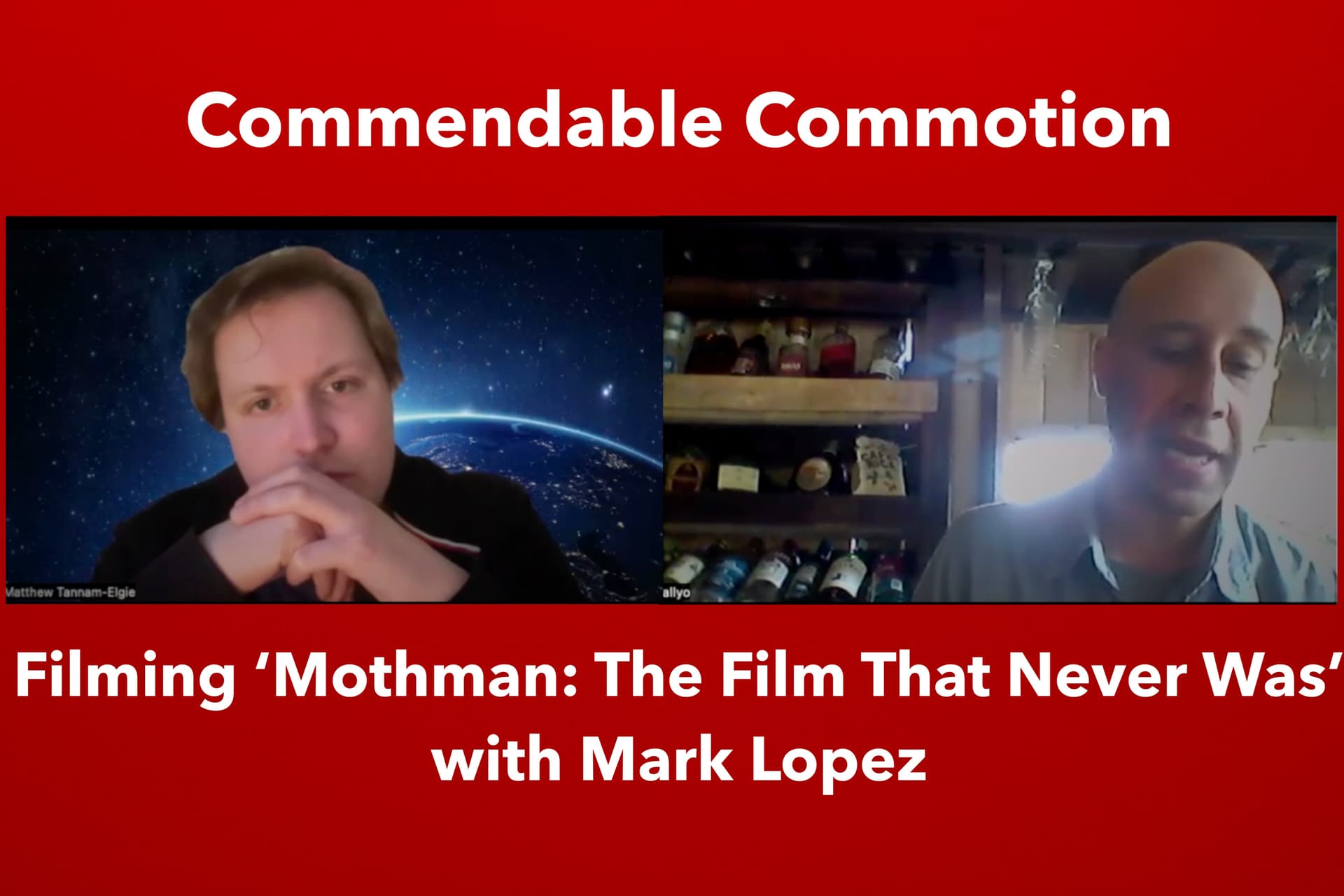 Filming 'Mothman: The Film That Never Was' with Mark Lopez - Commendable Commotion cover