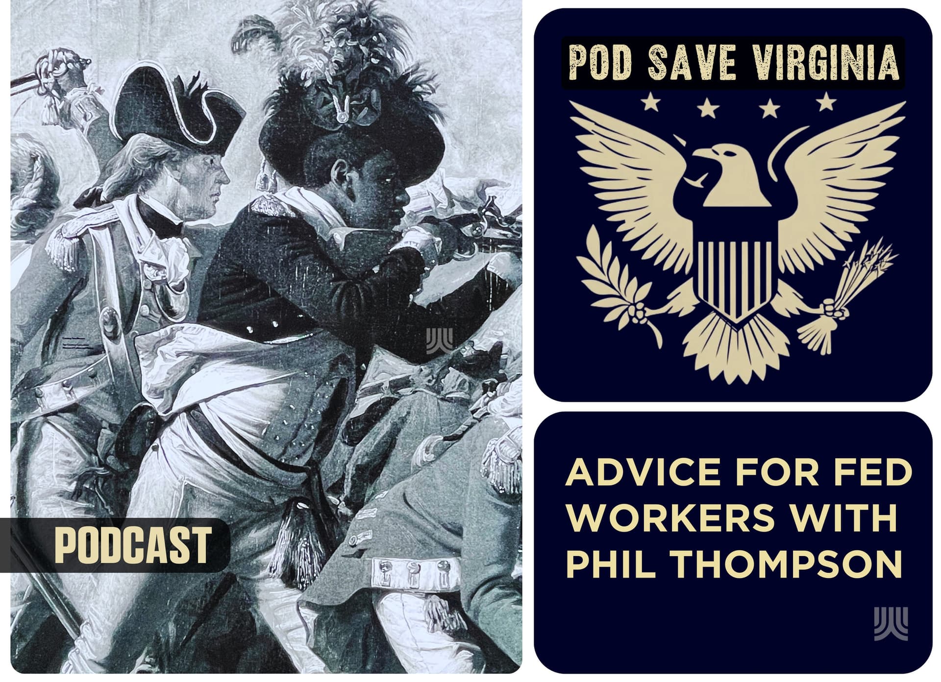 02 - Advice for Federal Workers with Phillip Thompson, Esq - POD SAVE VIRGINIA cover