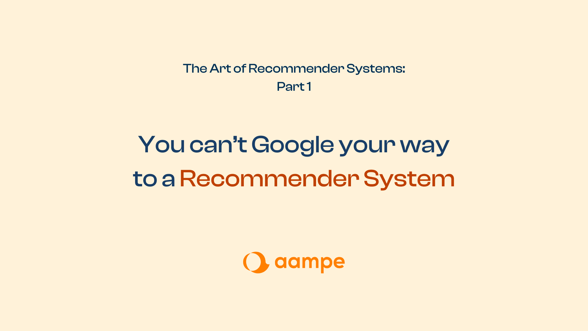 You can't Google your way to a recommender system - The Agentic Edge Podcast cover