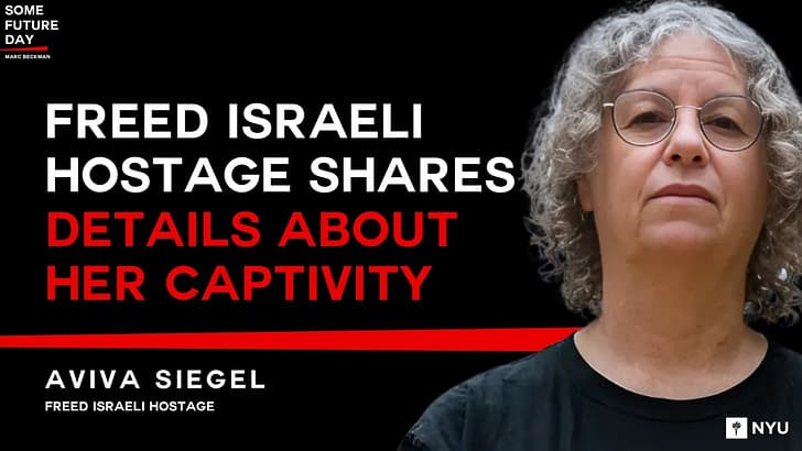 "I can't wait any longer." Aviva Siegel watches Yoni Bloch's music video.  - Israel from the Inside with Daniel Gordis cover