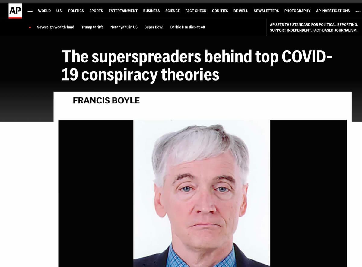 RIP Francis Boyle: "The Whole Concept of the Rule of Law Has Been a Joke Since 9/11/2001" - Truth Jihad Radio cover