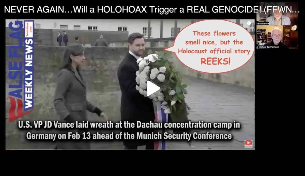 NEVER AGAIN…Will a HOLOHOAX Trigger a REAL GENOCIDE! - Truth Jihad Radio cover