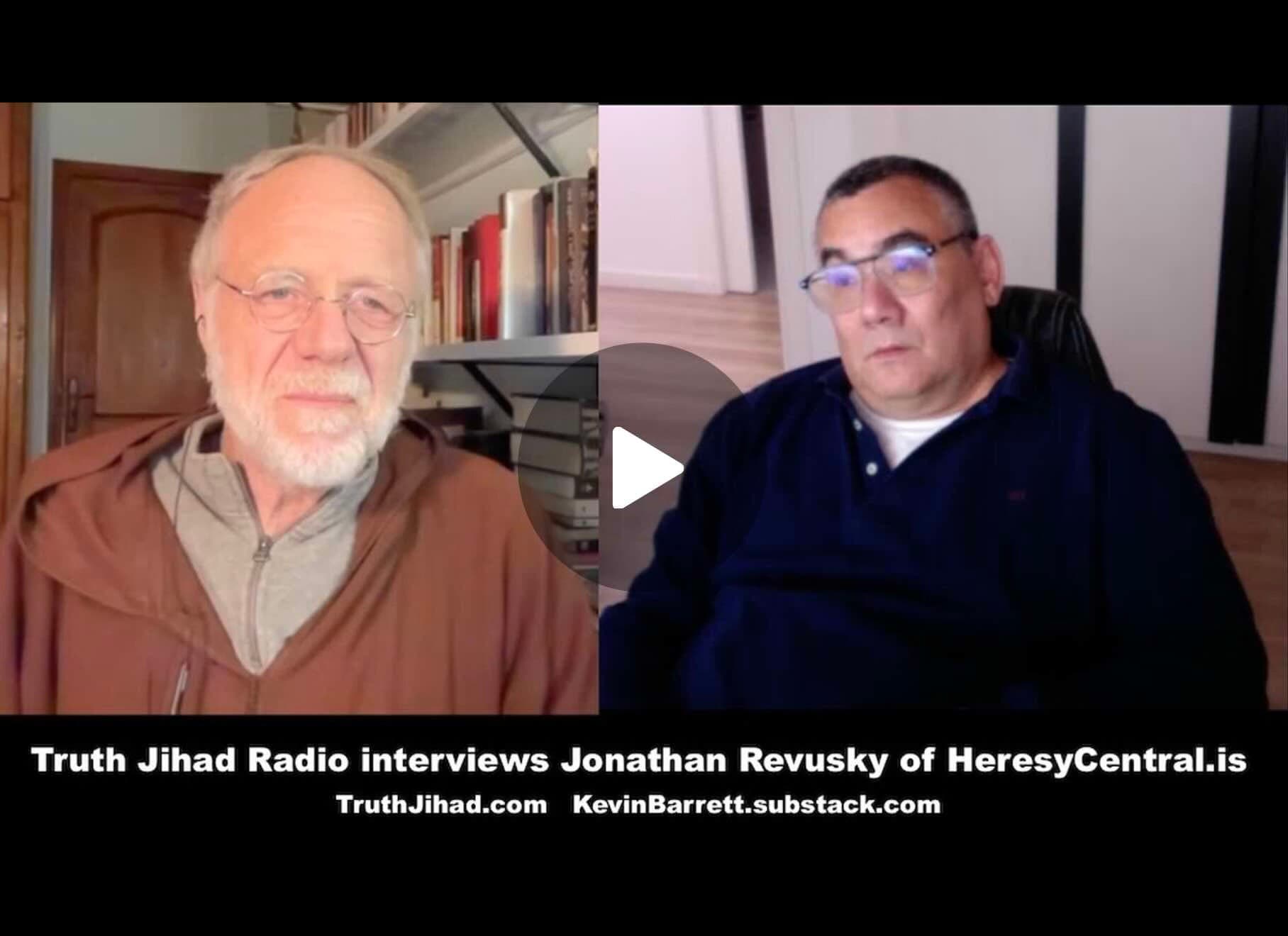 Jonathan Revusky on Stephen Hawking Replacement & No Planes Theories - Truth Jihad Radio cover