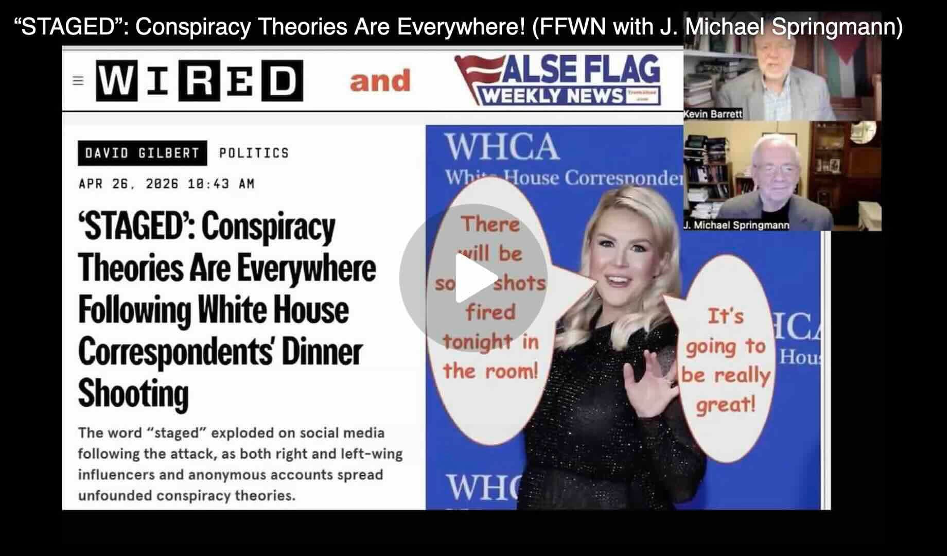 “STAGED”: Conspiracy Theories Are Everywhere!  — Truth Jihad Radio cover
