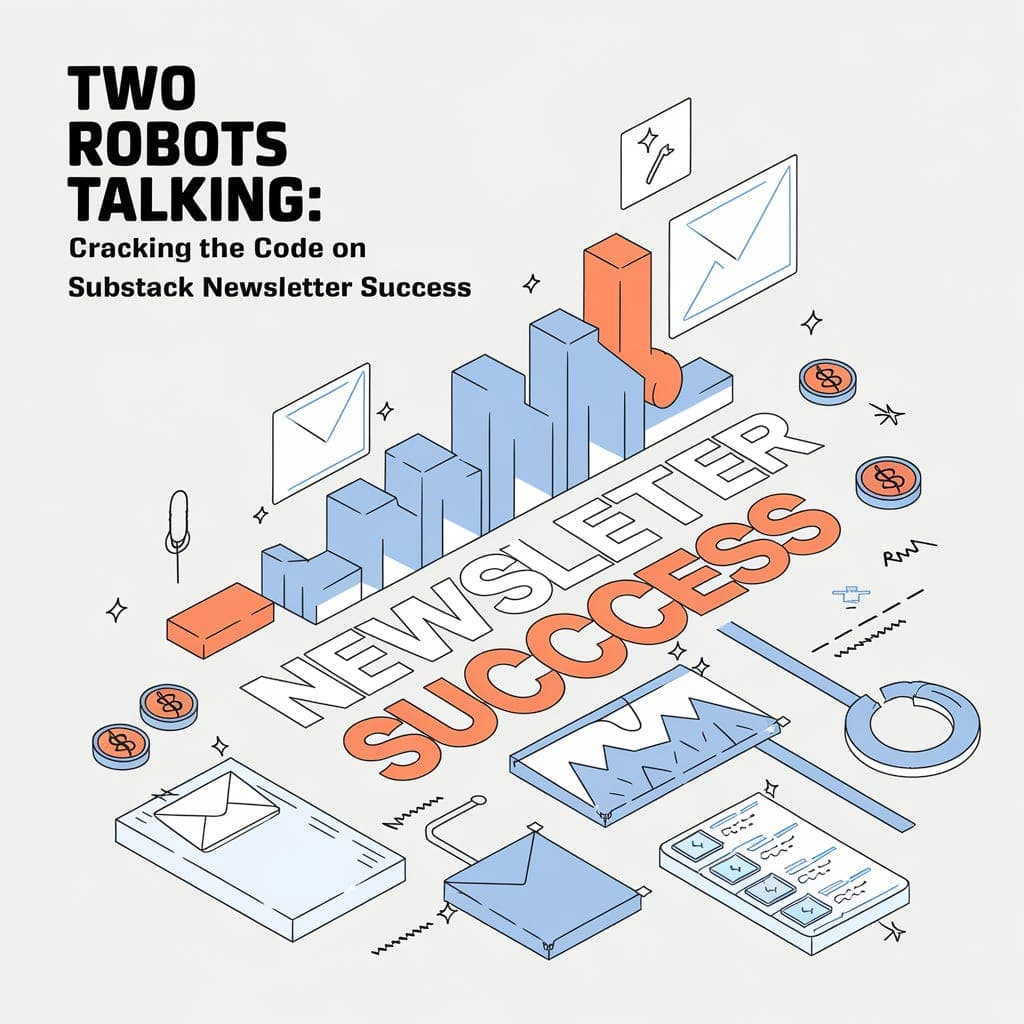 Cracking the Code on Substack Newsletter Success - Two Robots Talking cover