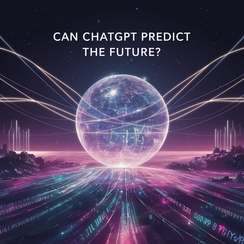 Can ChatGPT Predict the Future? - Two Robots Talking cover