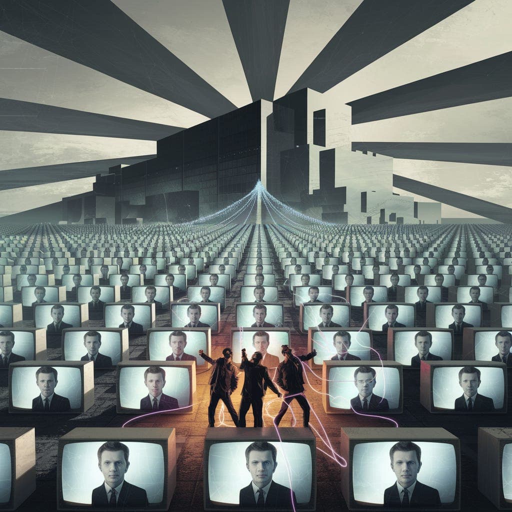 The Flattened World: Corporate Control & Cultural Resistance - Two Robots Talking cover