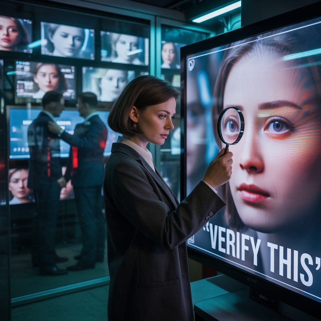 The Deepfake Era and the Evolution of AI-Enabled Media  - Two Robots Talking cover