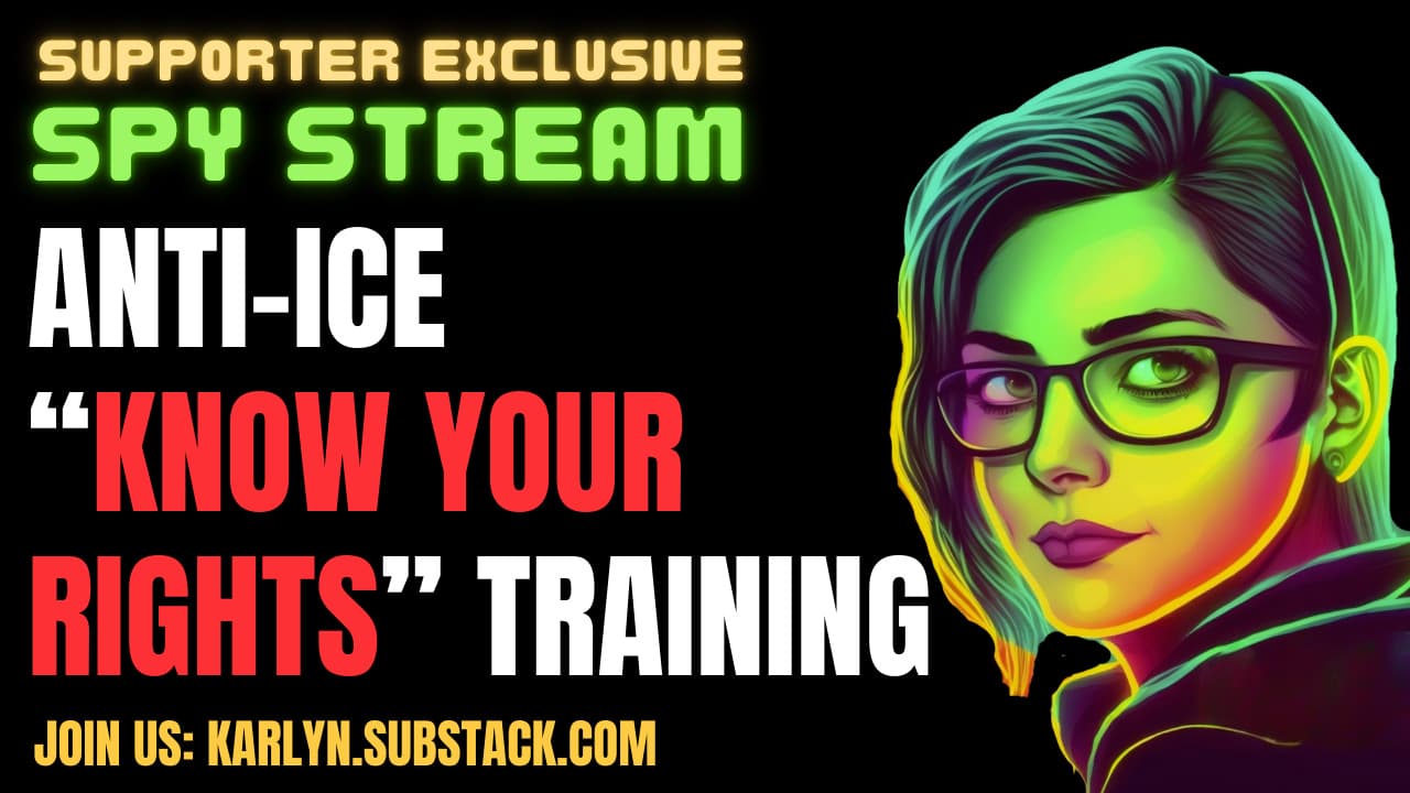 CANCELED: The DSA FREAKS OUT, cancel their anti-ICE training when they find out I'm recording. — Decode The Left with Karlyn Borysenko cover