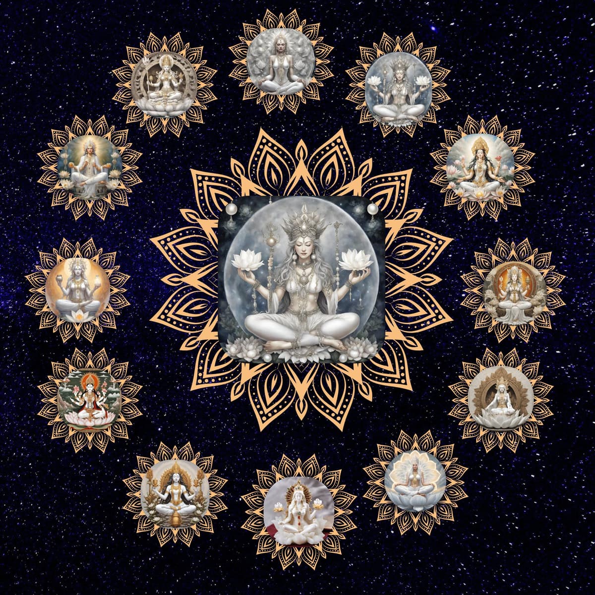 Embrace the Divine: Join me for a Special Navaratri Celebration Podcast Featuring Dehi Shuddhi Meditation & Embody the Goddess - The Radiant Paths cover