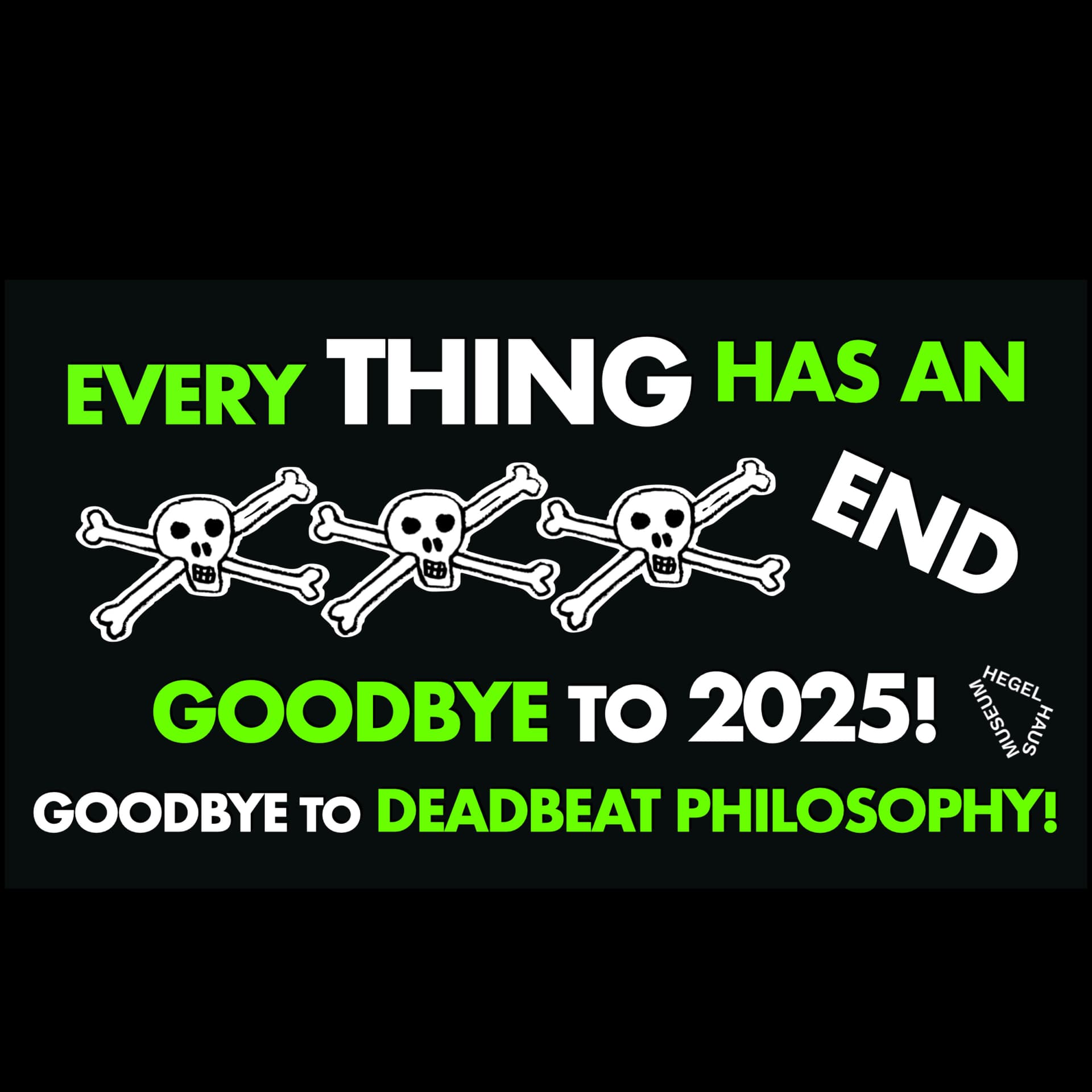 Everything has an end . . . including Deadbeat Philosophy - Deadbeat Philosophy cover