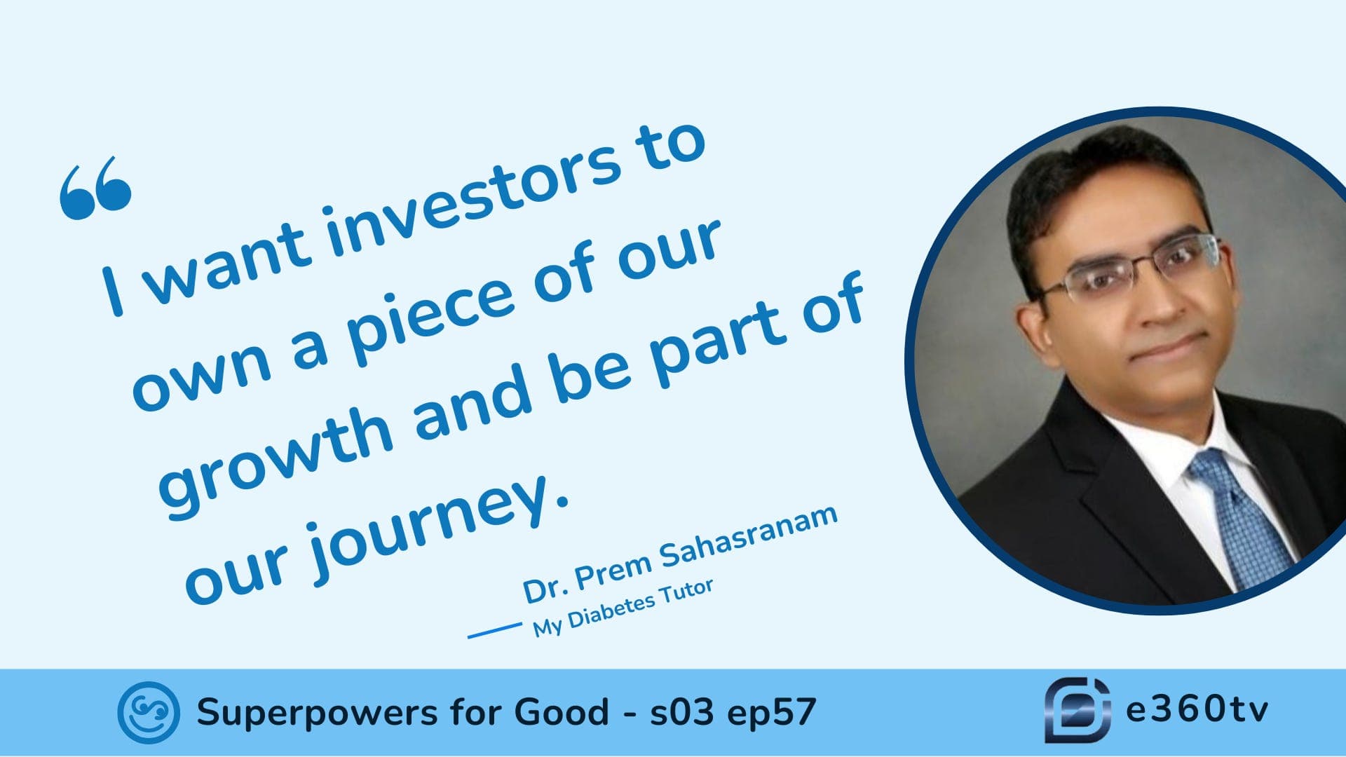 Revolutionizing Diabetes Care: Dr. Prem Sahasranam’s Mission to Break Barriers in Education - Superpowers for Good: Empowering Changemakers for Social Impact via Regulated Investment Crowdfunding from the SuperCrowd. cover