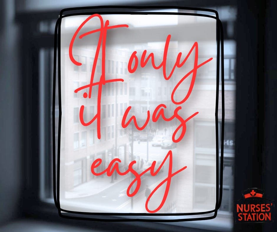If only it was easy... - At the Nurses' Station with Kelly and Sam Podcast cover