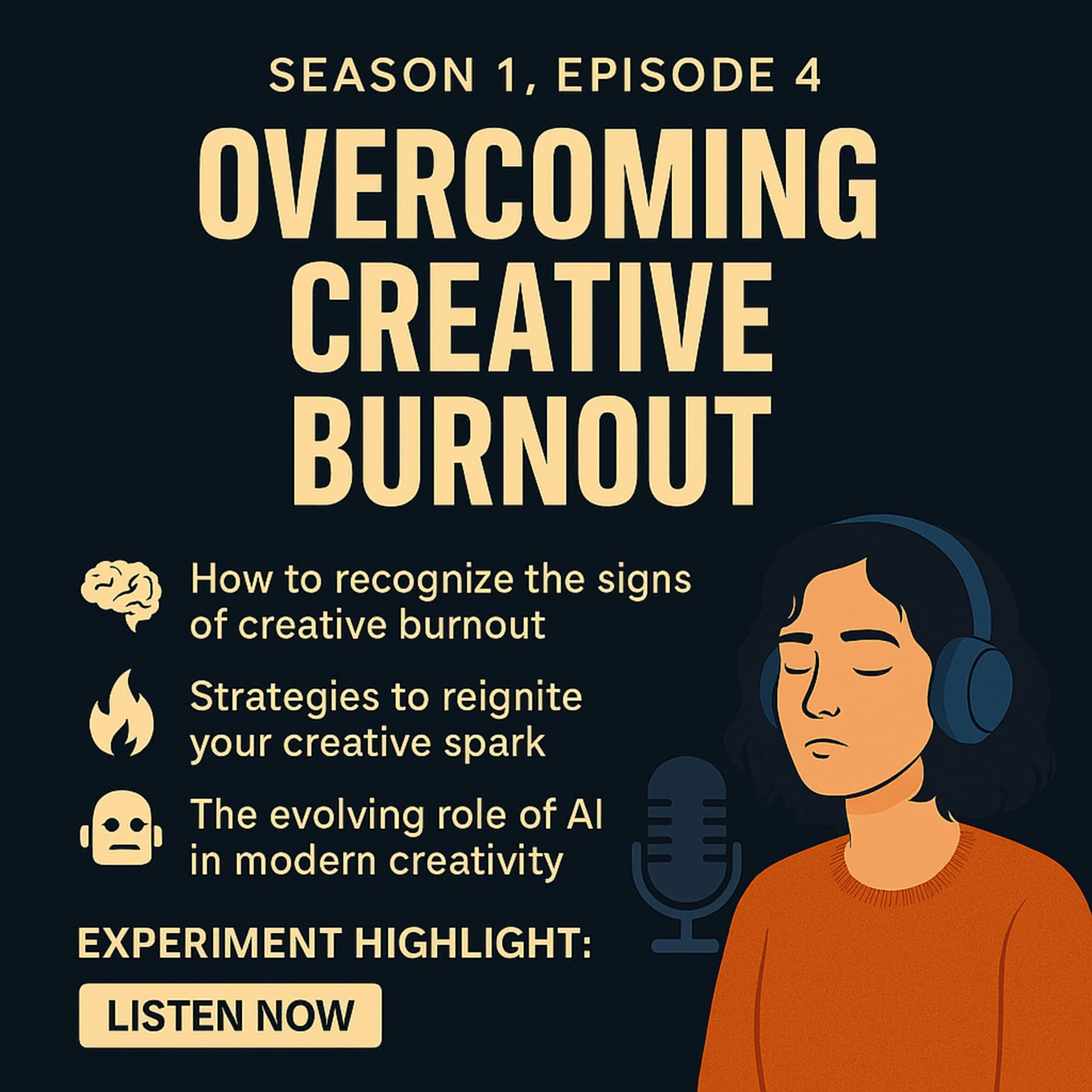 S1 E4: Overcoming Creative Burnout - Gear Elevated: AI Clarity Hub — The Podcast for Emotionally Intelligent Systems cover