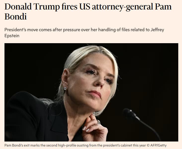 RYAN DAWSON IRAN WAR: Boots or no Boots? Pam Bondi fired, Wexner sued - Anti-Neocon Report cover