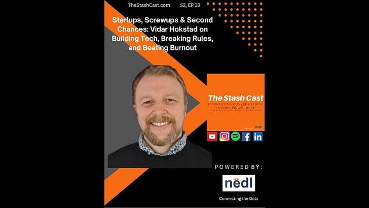 Startups, Screwups & Second Chances: Vidar Hokstad on Building Tech, Breaking Rules, and Beating Burnout - The Stash Cast cover