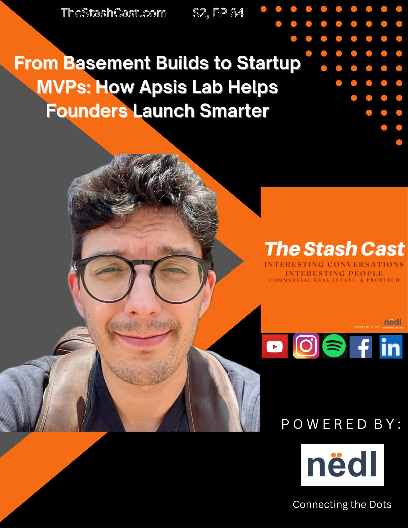 From Basement Builds to Startup MVPs: How Apsis Lab Helps Founders Launch Smarter — The Stash Cast cover