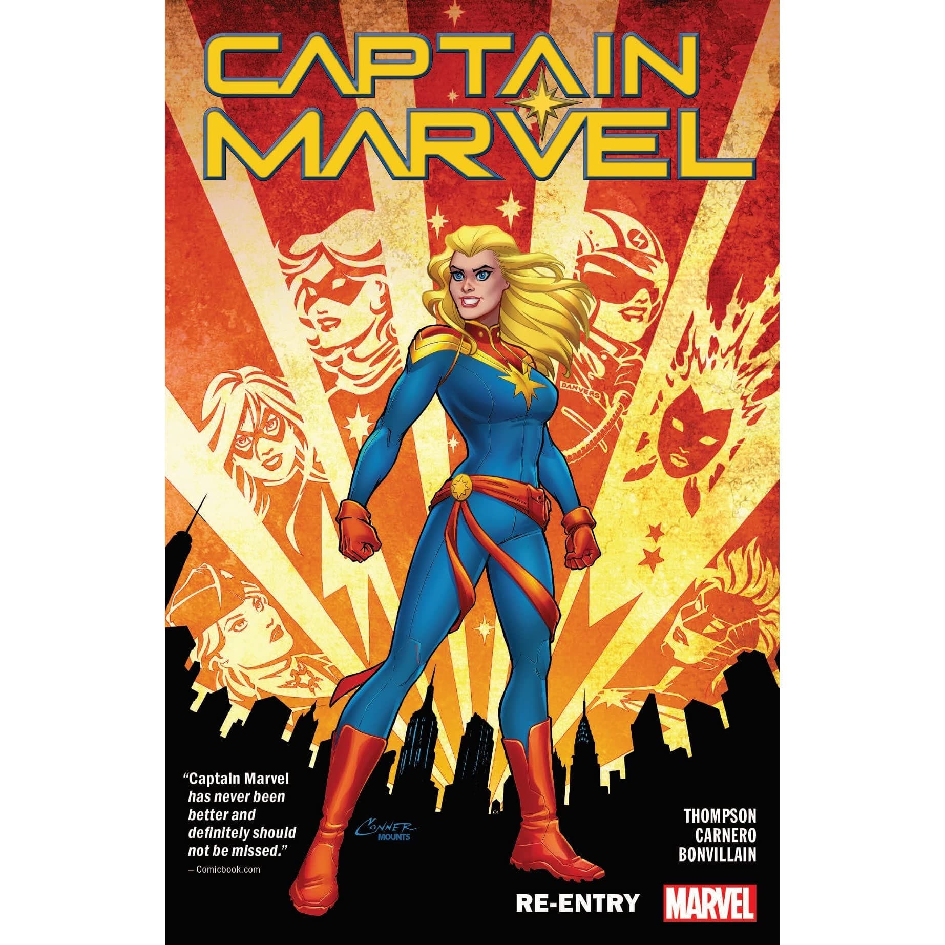Captain Marvel! by Kelly Thompson and Carmen Carnero and other artists - Comics Syllabus cover