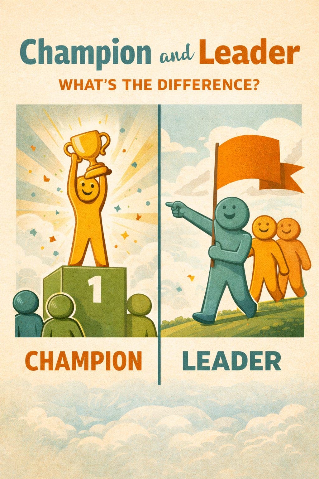 (AI Podcast) - Champion and Leader - What's the Difference? - Unstoppable Learning AI Podcast cover