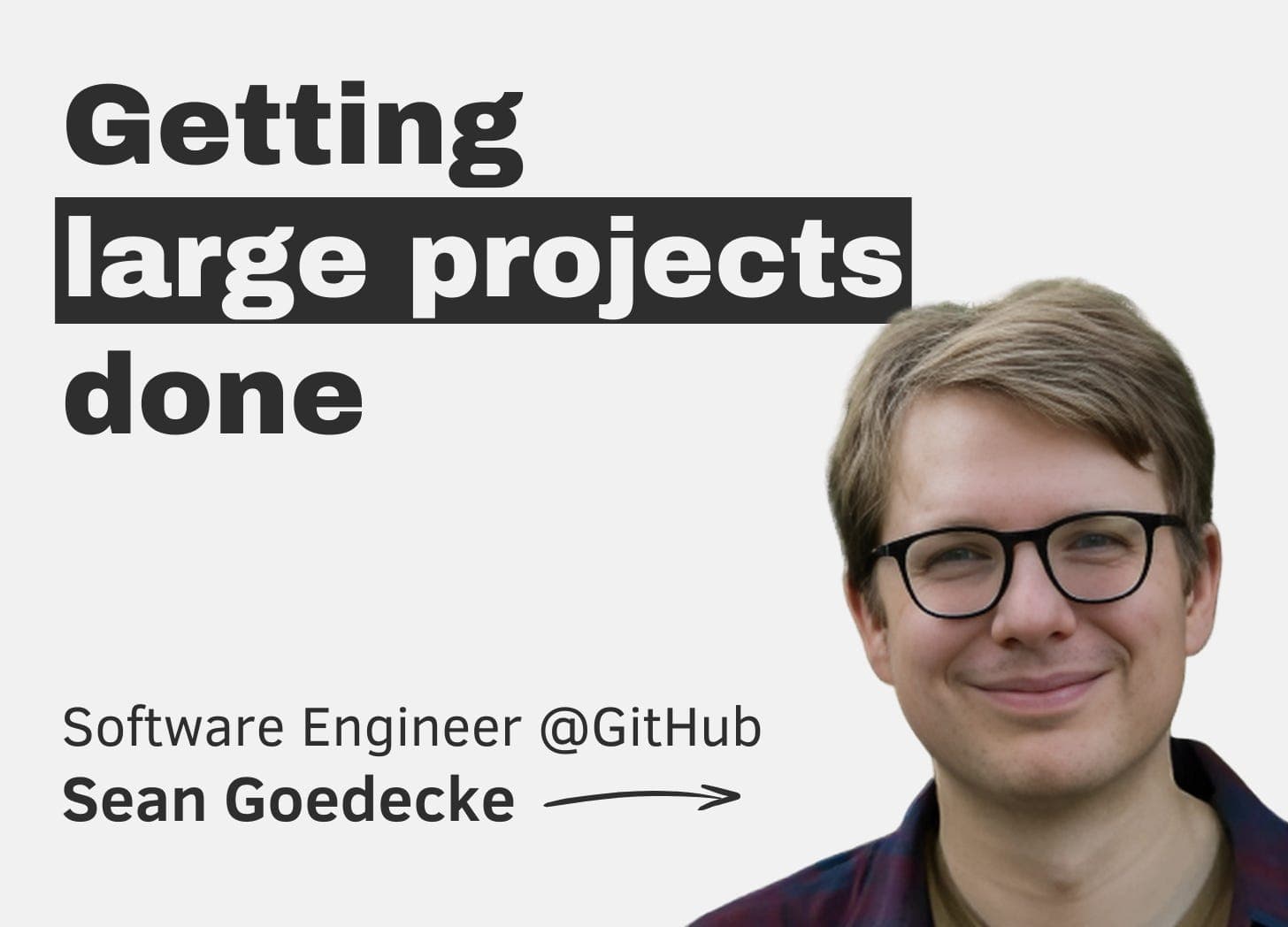 Shipping projects at Big Tech with Sean Goedecke - The Pragmatic Engineer cover
