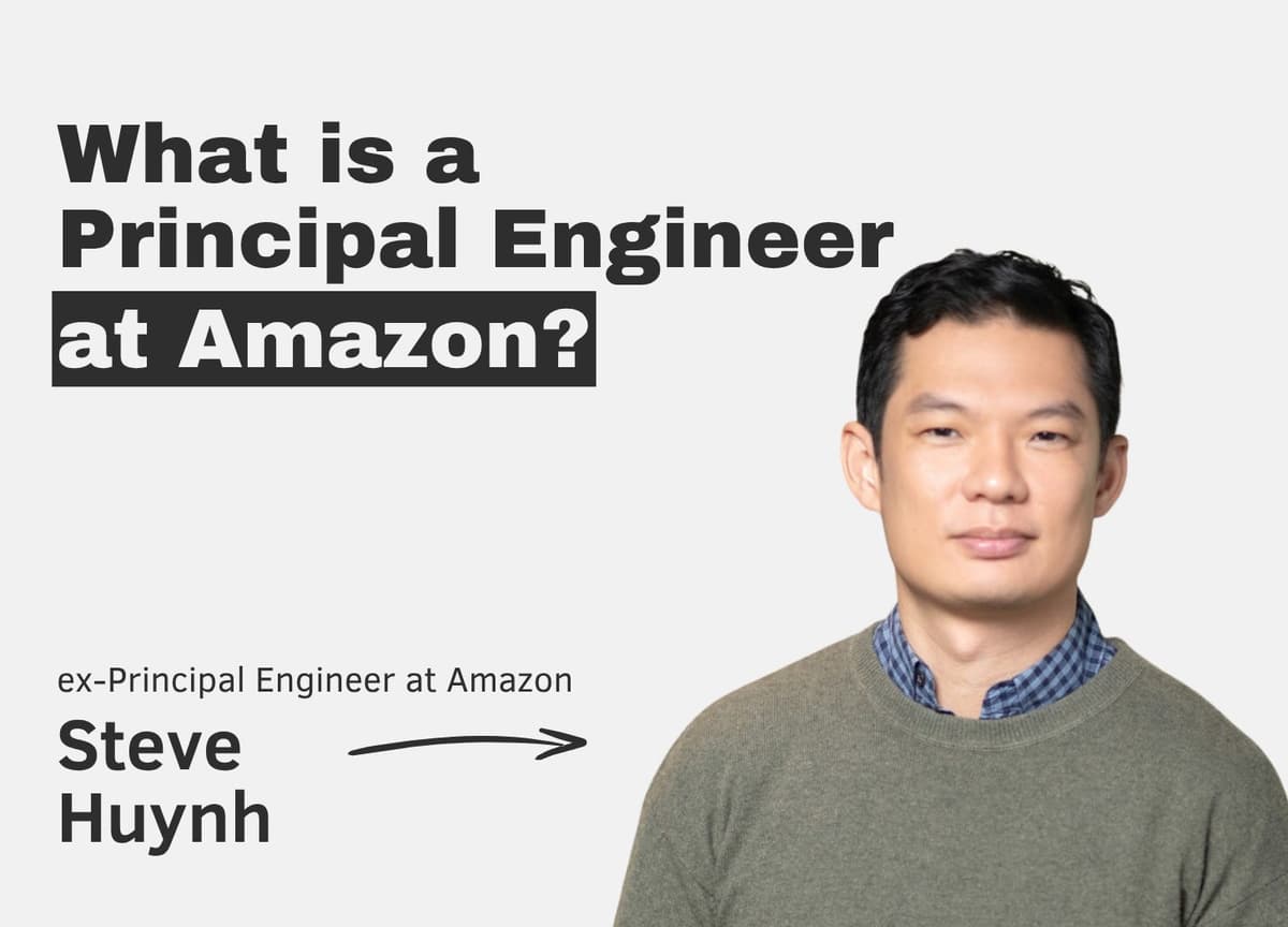 What is a Principal Engineer at Amazon? With Steve Huynh - The Pragmatic Engineer cover