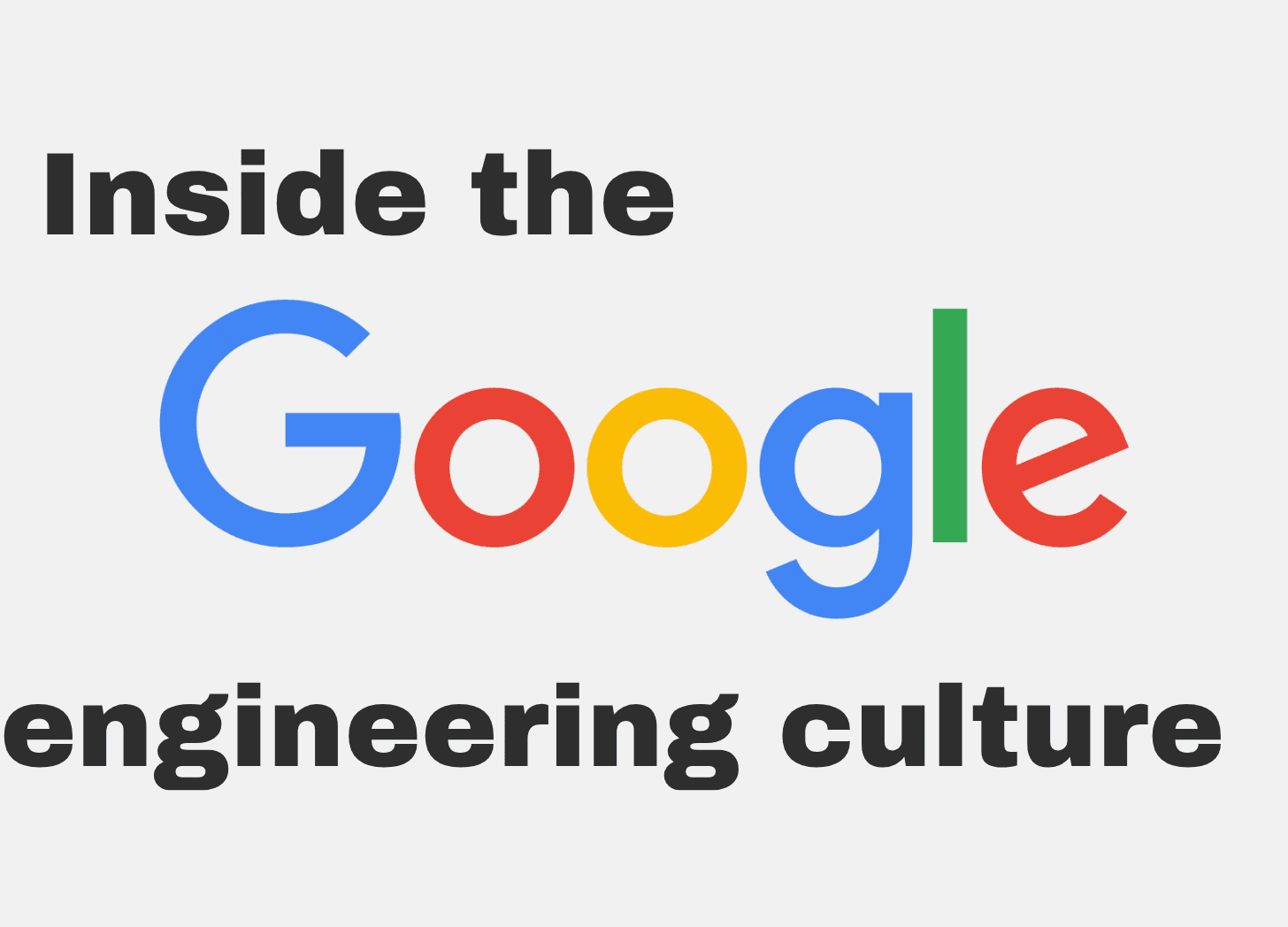 Google’s engineering culture - The Pragmatic Engineer cover