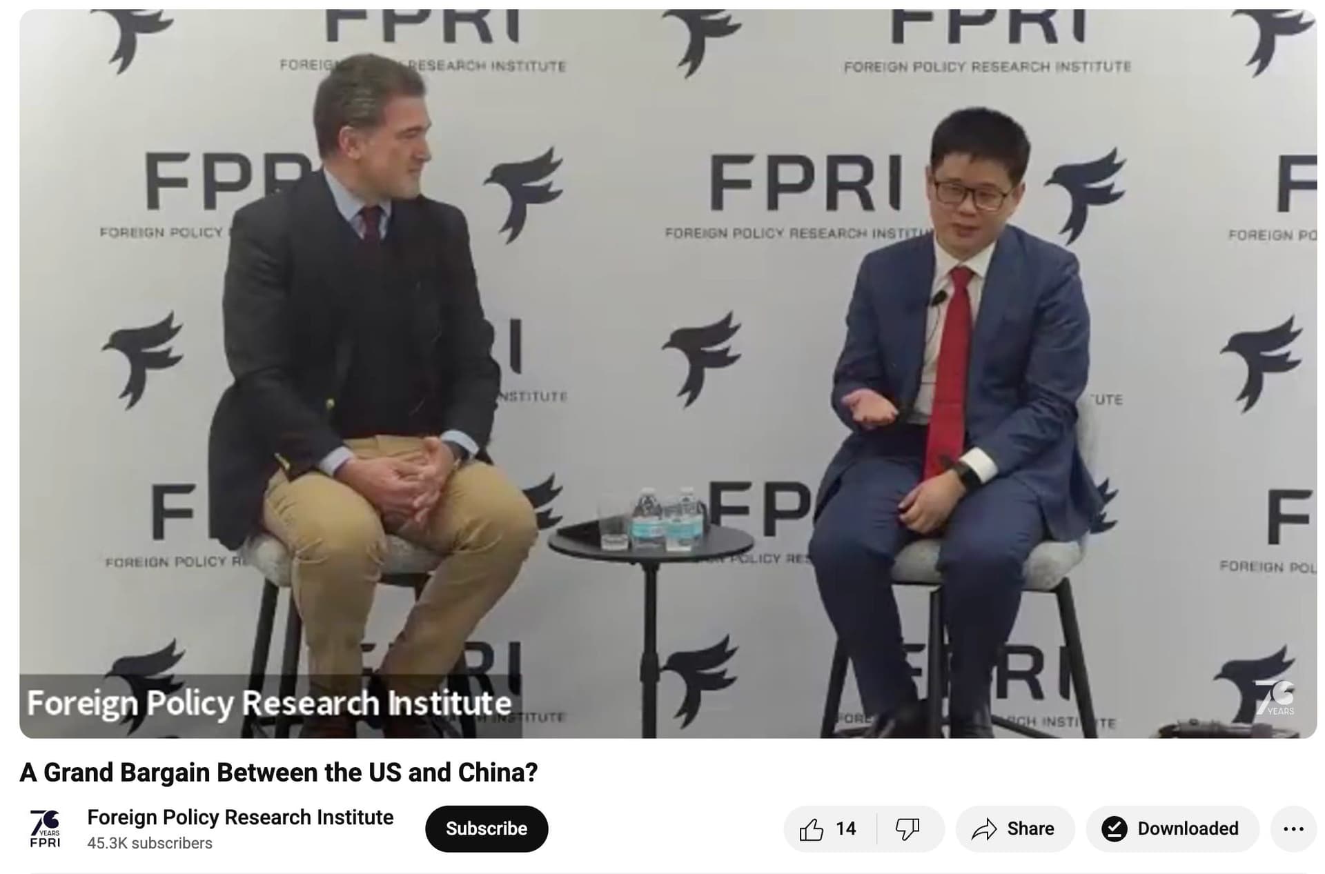 Beijing will not back down, I told Foreign Policy Research Institute audience - Peking Playbook  cover