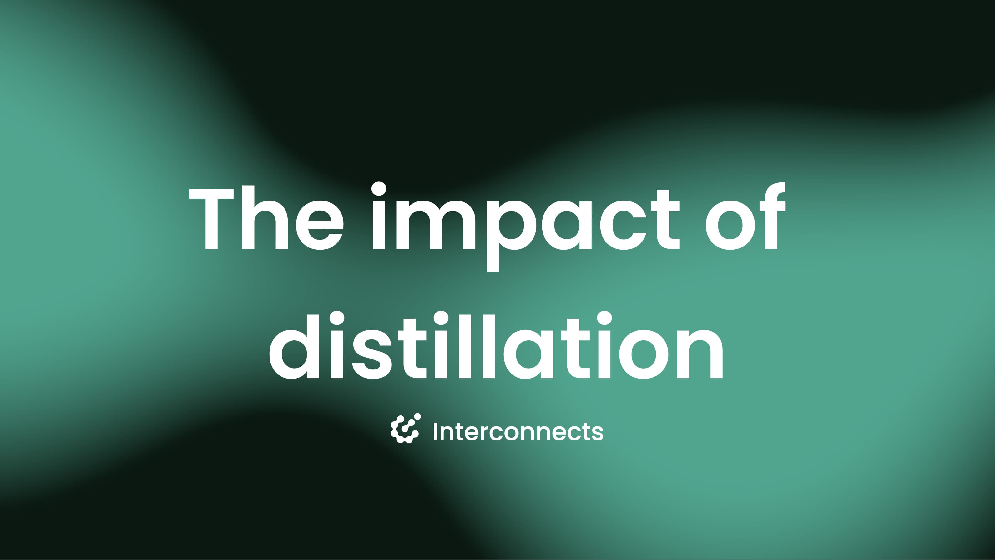 How much does distillation really matter for Chinese LLMs? - Interconnects cover