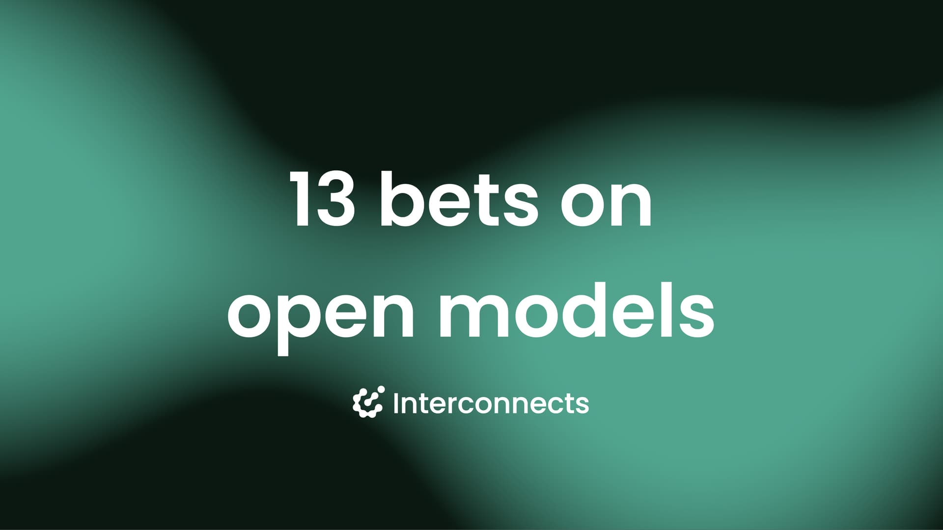 My bets on open models, mid-2026 - Interconnects cover