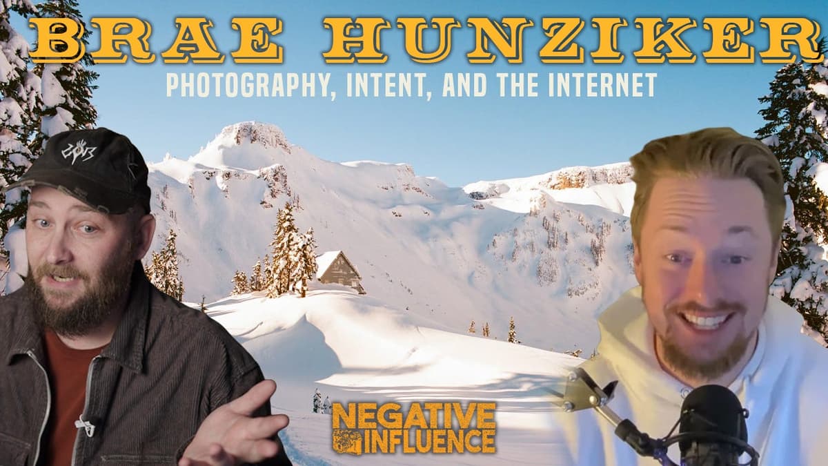 "Photography, Intent and The Internet with Brae Hunziker"- Negative Influence w/ Justin Allen - Negative Influence Podcast Podcast cover
