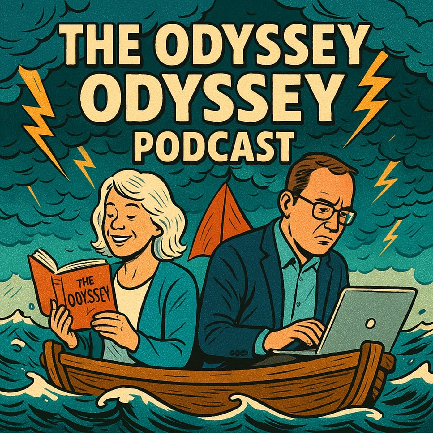 Book 3: A Feast with King Nestor  - The Odyssey Odyssey Podcast cover