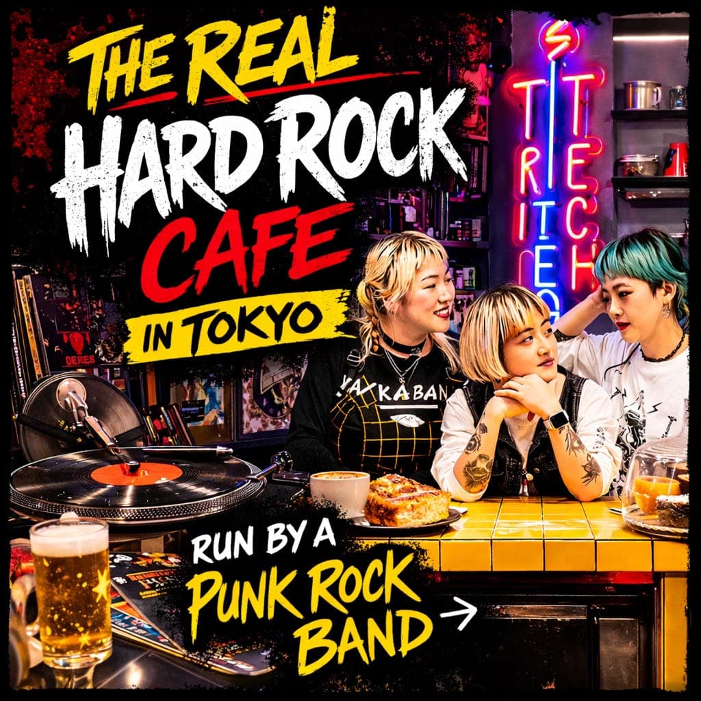 The REAL Hard Rock Cafe: TriTech Cafe Tokyo (Japanese audio 日本語音声) - Japan Vibes cover