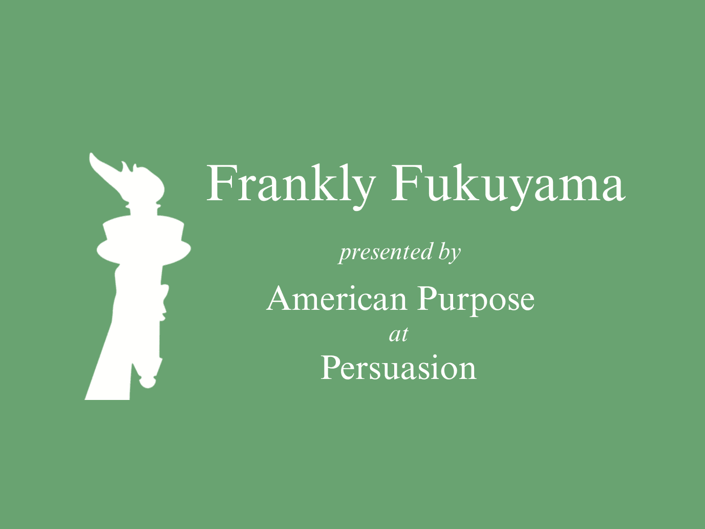 Why China and the United States are Different - Frankly Fukuyama cover