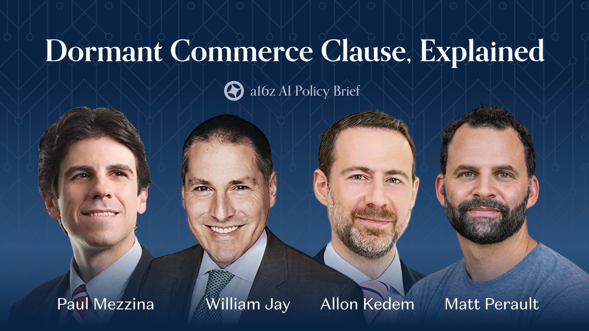 The Dormant Commerce Clause, Explained - a16z AI Policy Brief cover