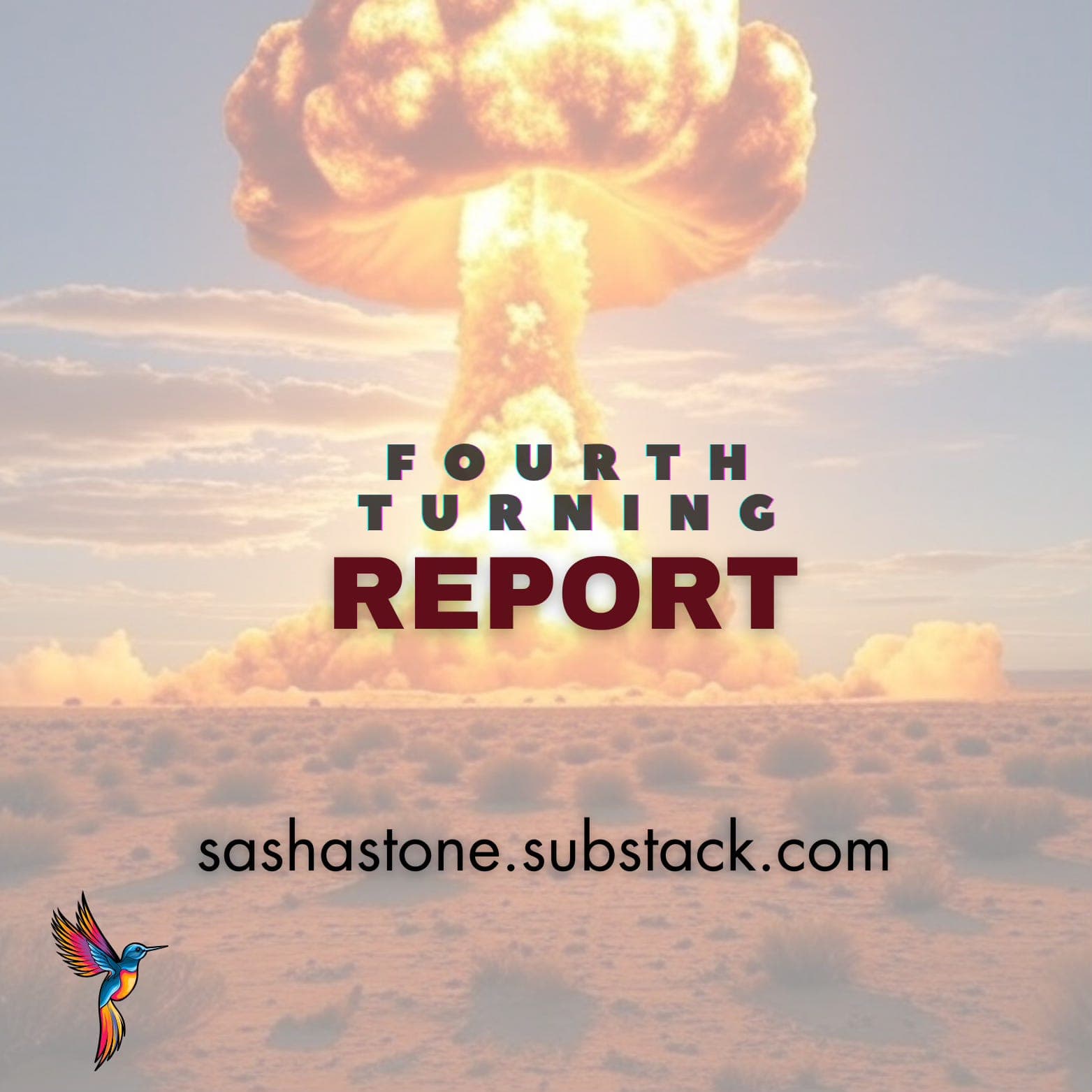 Welcome to the Fourth Turning Report - The Great War Edition — Free Thinking Through the Fourth Turning with Sasha Stone cover
