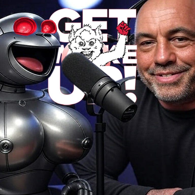 How to Make an AI Podcast - Get Woke Up! with Mad Dug & Anthony cover