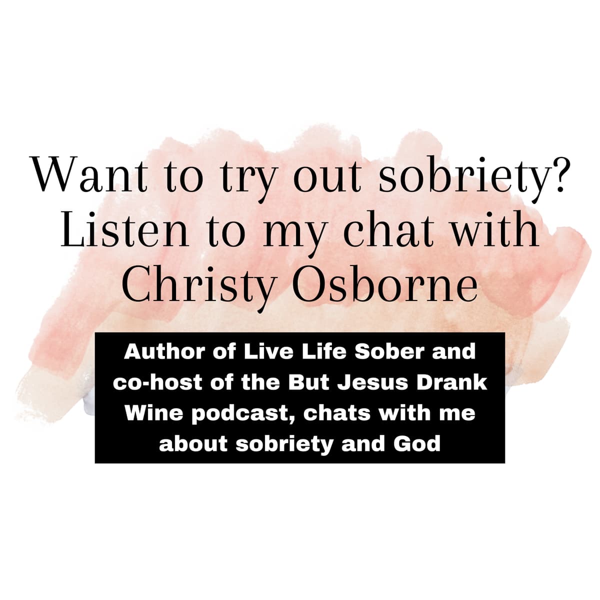 Want to try out sobriety? Listen to my chat with Christy Osborne - Problematic Podcast cover
