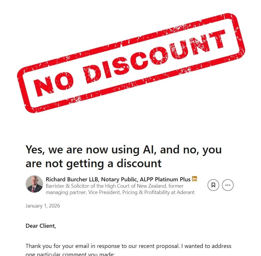 Should clients get a discount if firms use AI? - Without Limitation cover