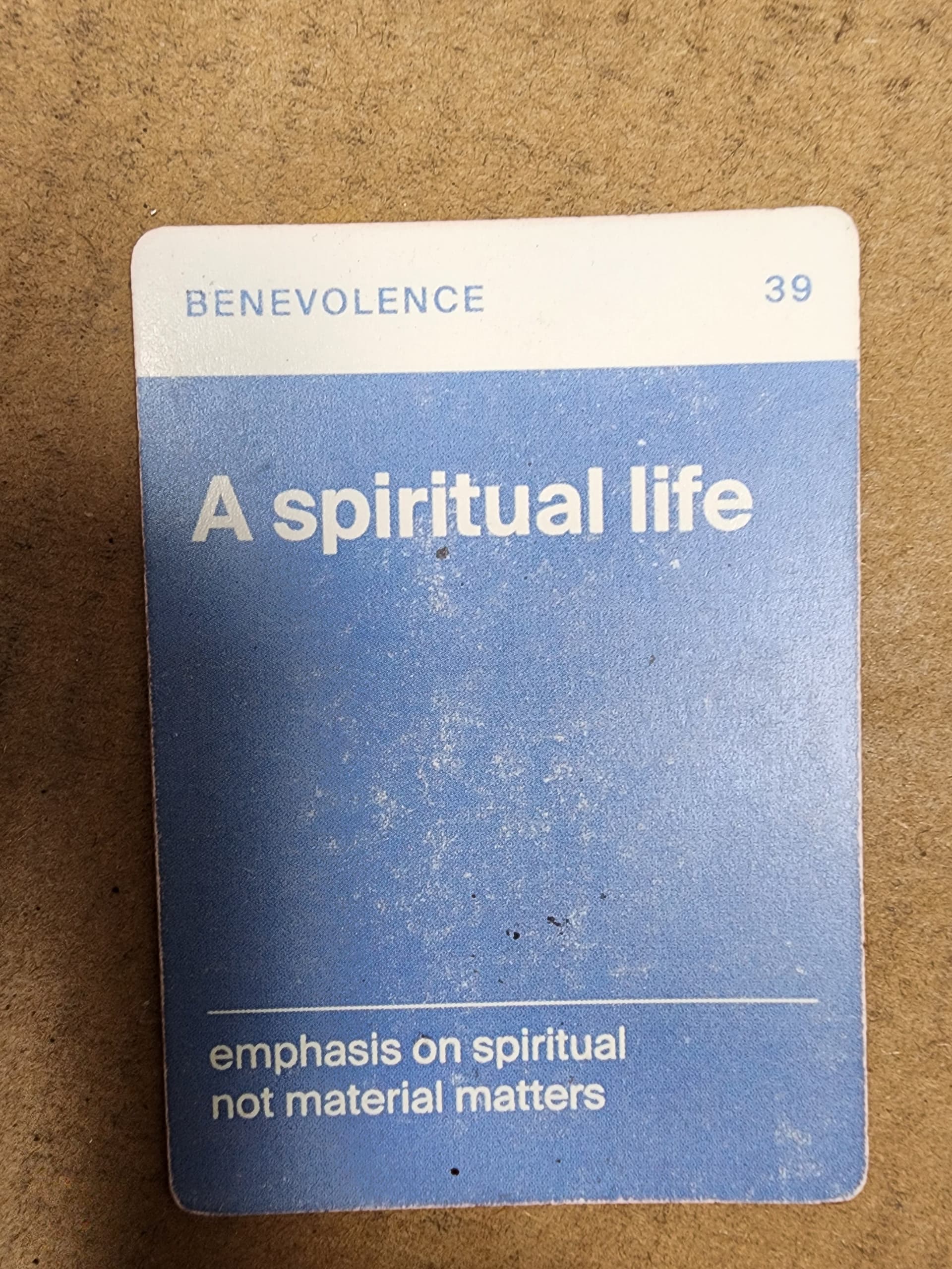 #39 A spiritual life — The Values Sort cover