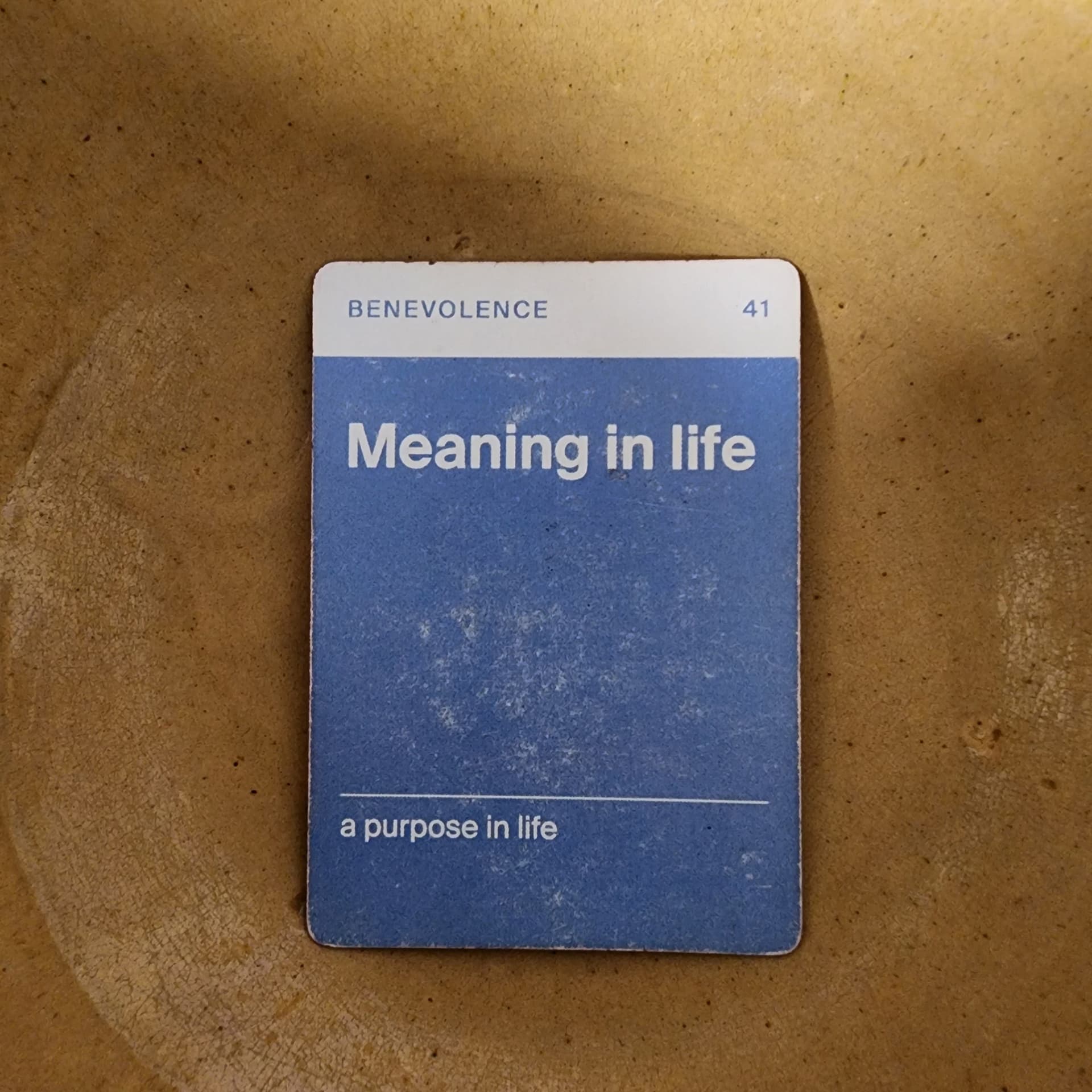 #41 Meaning in life — The Values Sort cover